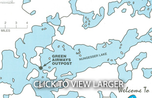 Nungesser Lake Map